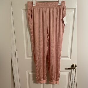 Splendid Light Pink Joggers size XL NWT